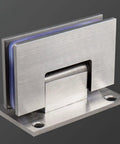 Heavy Duty 180 Degree Shower Door Hinges For 8 To 12 mm Glass, stainless steel hinge with rubber gasket for smooth installation.