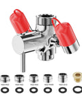 Faucet Mounted Eyewash Kit Emergency Eyewash Station With Adjustable Aerated Flow And ANSI Standard Compliance with 5x adapters