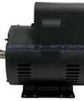Side view of Heavy Duty 7.5HP 3450 RPM 1 Phase Compressor Electric Motor 213T Frame Rock Solid Built to Last for Air Compressors