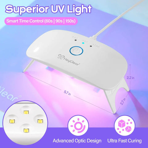 UV Resin Kit With Light 200g Crystal Clear Epoxy For Beginners Starter Kit No Fuss Fast Curing Crafting Molds Jewelry Making And DIY Decor Includes Tools And Accessories For Instant Start, featuring a white UV light with smart time control.