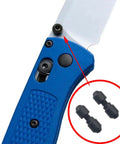 4 Pack Titanium Thumb Studs And Stainless Steel Folding Knife Screws Replacement Kit For Bugout 535 Series DIY Knife Repair