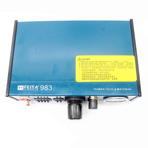 Auto Glue Dispenser With Digital Display 110V Solder Paste Liquid Adhesive Controller Dropper Machine Model 983 top view.