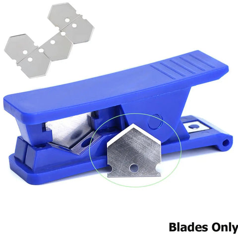 20 Pack PTFE Tube Cutter Replacement Blades Teflon Tubing Cutters Blades For Bowden Tubes Micro Duct Hose Nylon PVC PU Pipe Lines Scissors Spare Parts For DIYers