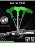 Long Arm T Handle Allen Wrench Set Built Tough With Ball End Hex Keys For Metric And SAE Sizes ergonomic TPR grip
