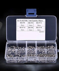 Hex Socket Screw Set Kit With 180 Heavy Duty Stainless Steel Screws For Appliance And Machine Repair Rust Resistant 304 Grade Hardware All Purpose Assortment For DIYers And Pros, case open