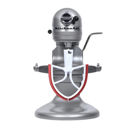 BeaterBlade KA-5L For 5-Quart Bowl-Lift KitchenAid Mixers attached to grey mixer, universal replacement beater shown.