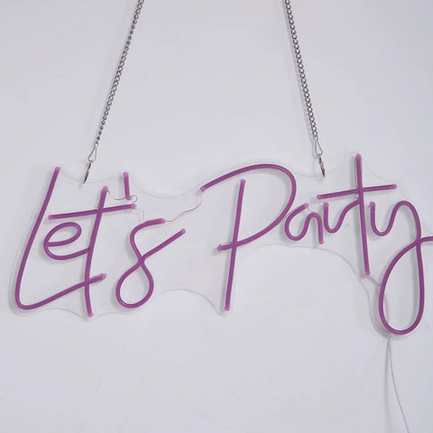 Pink Neon Sign Party Vibe Wall Decor 21 By 10 Inches LED Neon Light For Wedding Party Home Bar Store Festival Personalize