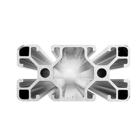 Adjustable 100-1400mm Silver 4080 T-Slot Aluminum Extrusions 40x80mm Profile Frame For CNC Laser Engraving Machine 6063-T5 Lightweight Yet Strong Corrosion-Resistant Aluminum Build For Automation Equipment Projects, cross-section
