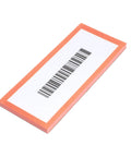 Bookmark Notes for Cashcode Systems 50 Pack OEM Spare Parts, Replacement Bookmark Notes for Cash Handling Gear, Top Notch Genuine OEM Quality, Durable, Easy Install, Ideal for Banks and Cash Centers orange bookmark note with barcode
