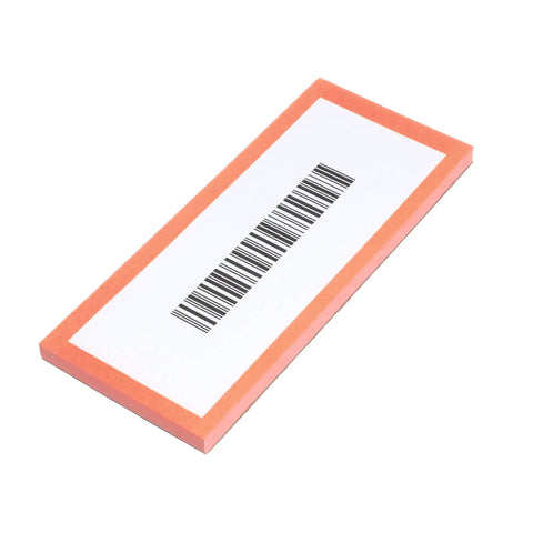Bookmark Notes for Cashcode Systems 50 Pack OEM Spare Parts, Replacement Bookmark Notes for Cash Handling Gear, Top Notch Genuine OEM Quality, Durable, Easy Install, Ideal for Banks and Cash Centers orange bookmark note with barcode