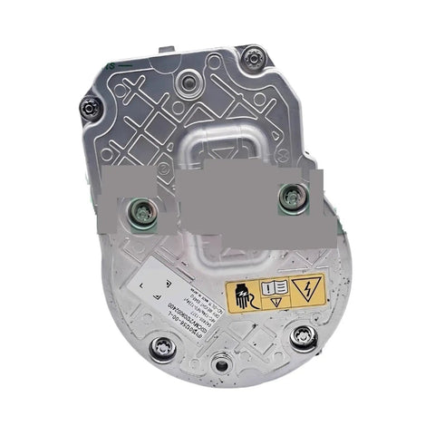 Electric Air Conditioning Compressor And Cooling Pump Assembly For Tesla Model 3 And Model Y, showing rear view with mounting points.
