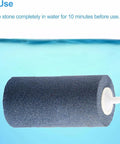 Six Pack Large 4 By 2 Inch Round Air Stones For Aquarium And Hydroponics, Heavy Duty Bubble Diffuser, underwater soaking