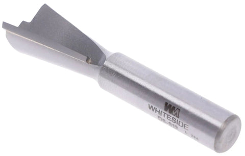 Heavy Duty Eight Degree Dovetail Router Bit Featuring Carbide Tips And Thirteen Sixteenths Inch Diameter for crisp cuts.