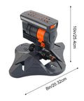 Oscillating Sprinkler Irrigator For Outdoor Watering System Adjustable Nozzle Delivers Even Coverage For Lawn Garden Beds