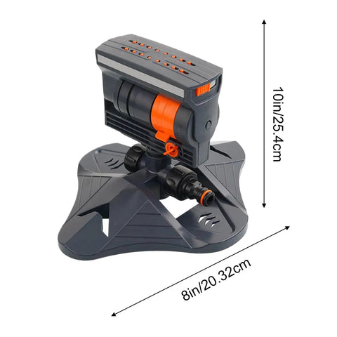 Oscillating Sprinkler Irrigator For Outdoor Watering System Adjustable Nozzle Delivers Even Coverage For Lawn Garden Beds