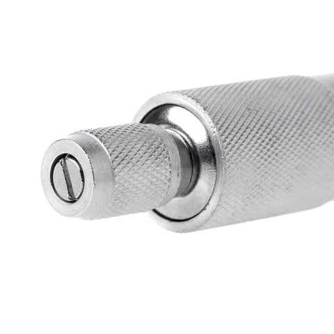 Close-up of Upgraded Precision Micrometer Round Needle Type Thread Micrometer For Head Measurement 0-25mm Tool with Fine Adjustment