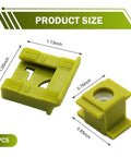 2 Pack Beefed Up Transmission Shift Cable Bushing Clip Kit Yellow For Ford Vans And SUVs Gearbox Shifter Linkage Fix