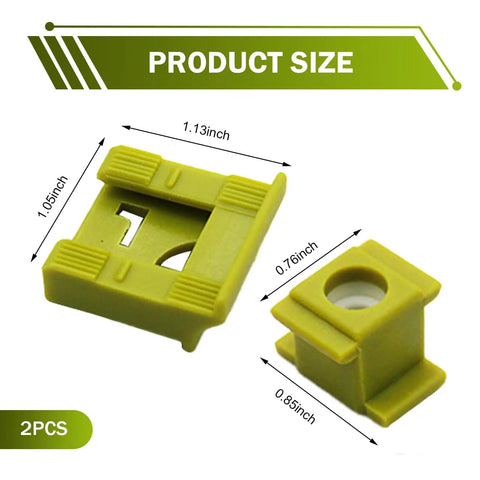 2 Pack Beefed Up Transmission Shift Cable Bushing Clip Kit Yellow For Ford Vans And SUVs Gearbox Shifter Linkage Fix