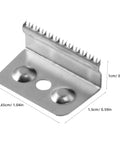 Industrial Tape Dispenser Replacement Blade Set With Stainless Steel Serrated Teeth For Clean Cuts, 2.65cm x 1.5cm