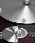 10mm Tempered Glass Lazy Susan For Round Dining Table 100 Cm Diameter Transparent Rotating Serving Tray components detail