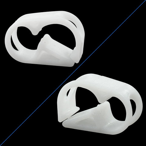 Five Pack Adjustable Plastic Tubing Clamps For 1/4 To 5/16 Inch Tubing Lab Flow Control Hose Clamps Pinch Valve Style