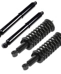 Complete Strut Spring Assembly Shock Absorber For Nissan Frontier 2005 To 2014 Front And Rear Pair Set Of 4 Built For A Smooth Ride And Easy Install