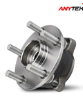 Direct Fit Front Wheel Bearing and Hub Assembly for Subaru Legacy and Outback 2005 to 2014 Front Left or Right Passenger or Driver Side Replacement 513220 BR930473, showing detailed view of metal hub with bolts