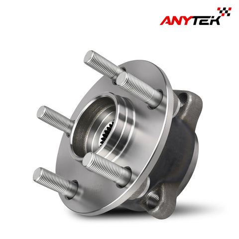 Direct Fit Front Wheel Bearing and Hub Assembly for Subaru Legacy and Outback 2005 to 2014 Front Left or Right Passenger or Driver Side Replacement 513220 BR930473, showing detailed view of metal hub with bolts