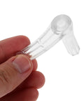 2 Pack Capsule Vending Machine Replacement Spiral Mechanism Parts Made From Durable Plastic, Easy Install, Quick Fix For Mini Capsule Machines, Keeps Your Vending Unit Up And Running Smoothly With Minimal Downtime transparent plastic part held in hand