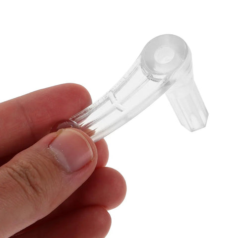 Two Pack Capsule Vending Machine Repair Parts Durable Plastic Spiral Component For Prize Dispenser No Fuss Install And Replacement Must Have Vending Machine Accessory Kit, transparent plastic close-up
