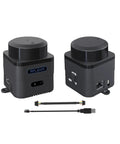 RPLIDAR M2M3 2D 360 Degree Lidar Sensor for robots and drones, showing dual units with Ethernet port, 40 meter range
