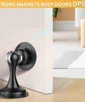 Heavy Hitter Magnetic Door Stops 2 Pack Holds Like A Dream Wall And Floor Protector No Drill Needed keeps doors open with strong magnets.