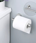 Stainless Steel Toilet Paper Holder Wall Mount Dope Rustproof SUS 304 Polished Finish Paper Towel Dispenser next to toilet