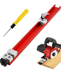 Circular Saw Guide Rail System With Double Locking Design And Aluminum Construction for Precision Woodworking Cutting