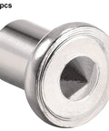 Close-up of 20 Piece Stainless Steel Dowel Center Pin Set for Woodworking Tools 1 Quarter Inch 6mm Hollow Dowel Centers.