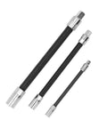 Top Notch Flexible Extension Bar With Magnetic Hold For Tight Spots Durable Spring Steel Auto Repair Kit In 1/4 3/8 And 1/2 Inch Sizes, three sizes
