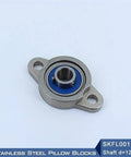 Knock Out SKFL001 Stainless Steel Pillow Block Bearing Housing Featuring 12mm Shaft Size And M6 Mounting Bolts Built To Last In Any Tough Job Provides Durability For Your Machinery Setup Without Going Over Budget Grab Real Deal Part Just Fix It Today, 12mm shaft