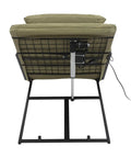 Heavy Duty Electric Bed Lift Backrest With 660 Lbs Capacity Sit Up Chair For Elderly And Disabled Patients features back view and quiet motor.