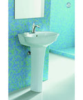 Forte Centerset Bathroom Faucet With Two Handles And Pop Up Drain No Fuss Easy Install Preinstalled Flexible Supply Lines 1.2 GPM.
