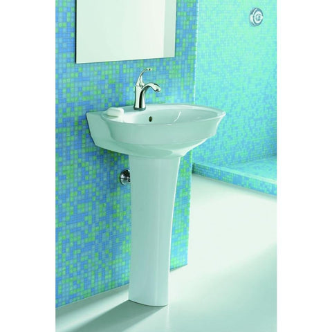 Forte Centerset Bathroom Faucet With Two Handles And Pop Up Drain No Fuss Easy Install Preinstalled Flexible Supply Lines 1.2 GPM.