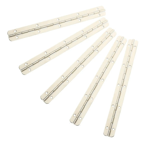 Rotating Concealed Door Hinges Set Of 5 Heavy Duty Cabinet Butt Hinges for folding doors, iron hinges visible in silver tone.