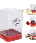 Fruit Slicer Cup Speed Cutter For Strawberries Bananas Grapes Eggs Stainless Steel Cutter Inside Portable Kitchen Gadget