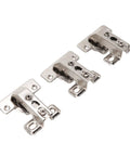3 Pack Folding Hinges Zinc Alloy 180 Degree Hinge Set With Durable Plating for Cabinets, Wardrobes, Doors, and Tables