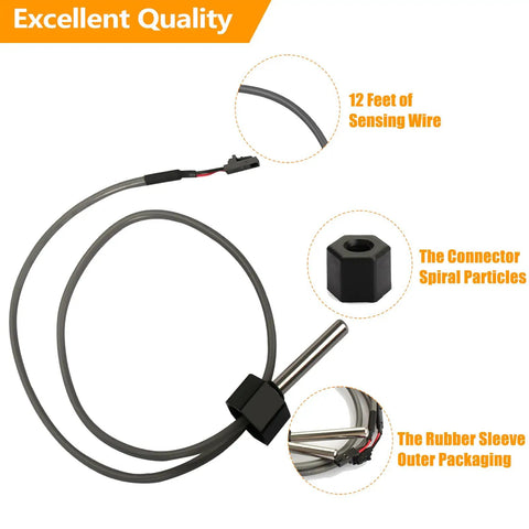 Hot Tub Sensor Kit Dual Purpose 24 Inch Temperature And Hi Limit Sensor For Balboa M7 Spa Heater System Replacement Two Pack