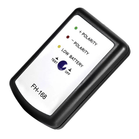 FH-168 Automotive Speaker Polarity Tester And Phase Meter For Car Audio Systems Quick Check Of Positive And Negative Wiring, black plastic