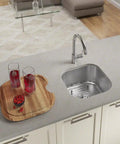 Undermount Stainless Steel Kitchen Sink Single Bowl 16 Gauge With Wet Bar Style Brushed Satin Finish 304 Grade Built To Last