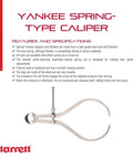 79 Series Yankee Outside Calipers Built For The Shop Floor With Flat Legs And Quick Spring Nut For Easy Pro Grade Precise Marking