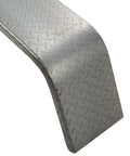 Close-up of Tandem Axle Trailer Fenders 72 7/8 by 10 1/4 by 13 Inches Fits 13 to 15 Inch Tires Built Tough Heavy Duty Steel Welded Frame Q235 Material