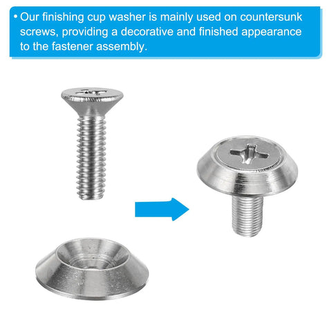 Top Notch Stainless Steel Countersunk Washer With Smooth Cnc Finish And Rock Solid Flush Mount Cup Gasket Design Built Tough For Heavy Duty Industrial Construction Jobs