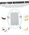 30 Pcs Oven Mica Plates And Microwave Mica Sheets Heat Insulation Covers For Microwave Reusable Accessory with food splatter